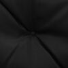 vidaXL Almofad&otilde;es para cadeira baloi&ccedil;o 2 pcs 50 cm tecido preto
