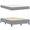 vidaXL Cama Box Cinzento-claro 140 x 200 cm tecido