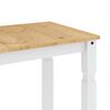 vidaXL Mesa de jantar Corona 180x90x75 cm madeira pinho maci&ccedil;a branco