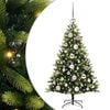 vidaXL &Aacute;rvore de Natal Artificial com Hastes Flex&iacute;veis 150 LEDs 120 cm