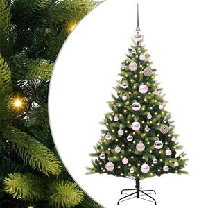 vidaXL &Aacute;rvore de Natal Artificial com Hastes Flex&iacute;veis 150 LEDs Verde
