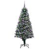 vidaXL &Aacute;rvore de Natal Artificial Verde 180 cm PVC, A&ccedil;o e Pl&aacute;stico