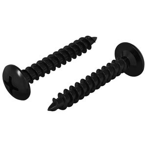 vidaXL Prego Autoperfurante 2 pcs Preto 4 x 25 mm A&ccedil;o