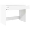 vidaXL Mesa com gaveta Branco 100 x 50 x 78 cm Madeira engenheirada