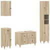 vidaXL Conjunto de Arm&aacute;rios de Banheiro com 4 Pe&ccedil;as ALKMAAR