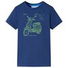 T-shirt de crian&ccedil;a azul-escuro 116