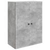 vidaXL Arm&aacute;rio de Parede Cinzento Cimento 66 x 34,5 x 90 cm