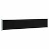 vidaXL Toldo lateral retr&aacute;til para p&aacute;tio 117x614 cm preto