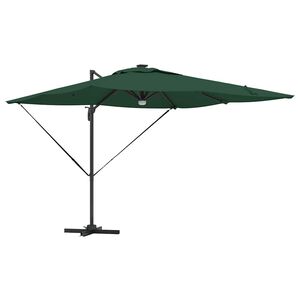 vidaXL Parasol Roma Verde 286 x 284 x 270 cm Alum&iacute;nio e Poli&eacute;ster