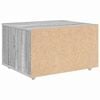 vidaXL Gabinete de Gavetas com roda Cinza Sonoma 55 x 45 x 31 cm
