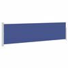 vidaXL Toldo lateral retr&aacute;til para p&aacute;tio 140x500 cm azul