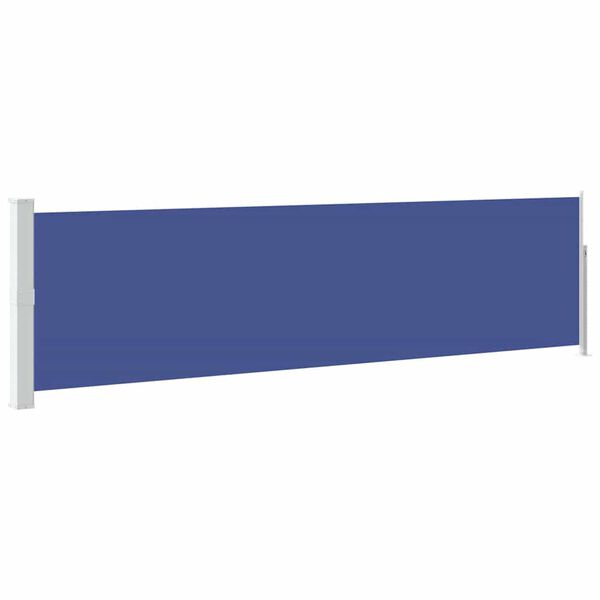 vidaXL Toldo lateral retr&aacute;til para p&aacute;tio 140x500 cm azul