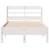 vidaXL Cama sem colch&atilde;o 75x190 cm madeira de pinho maci&ccedil;a branco