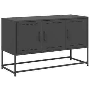 vidaXL M&oacute;vel de TV 100,5x39x60,5 cm a&ccedil;o preto