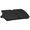 vidaXL Apoio de p&eacute;s 43,5x32,5x10,5 cm preto