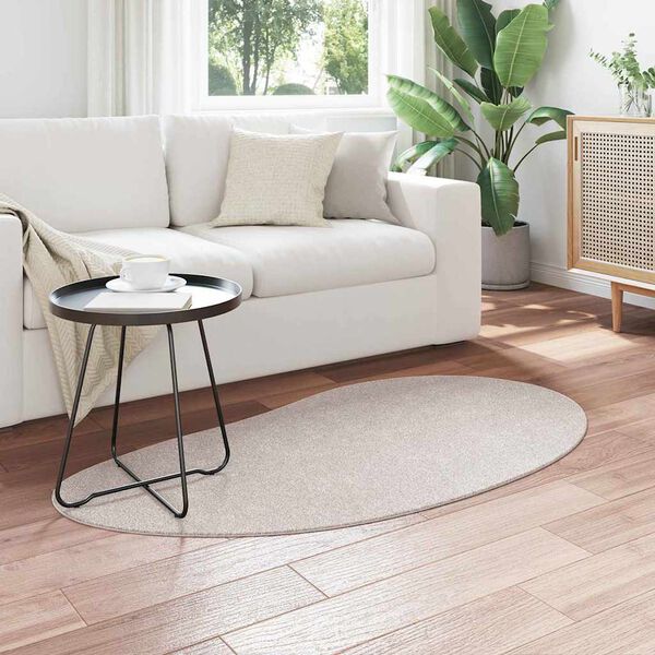 vidaXL Tapetes de &aacute;rea HUARTE Areia 80 x 150 cm Poli&eacute;ster