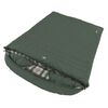 Outwell Saco-cama duplo Camper Lux verde-floresta