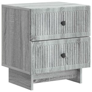 vidaXL Arm&aacute;rio de Cabeceira Sonoma Cinzento 43 x 34,5 x 47,5 cm