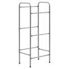 vidaXL Prateleira para 3 caixas 50x33x116 cm a&ccedil;o prateado