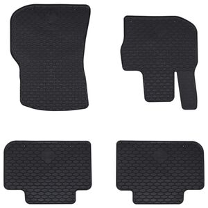 vidaXL Tapete de carro 4 pcs Preto compat&iacute;vel com BMW X3, X4 4D Aft