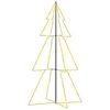 vidaXL &Aacute;rvore de Natal em cone 300 LEDs 120x220 cm interior e exterior