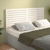 vidaXL Cabeceira de cama 156x4x100 cm pinho maci&ccedil;o branco