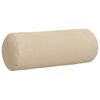 vidaXL Almofadas de Apoio 2 pcs Creme &Oslash; 25 x 70 cm