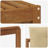 vidaXL Conjunto de Sof&aacute;s para Exterior 4 pcs Natural e Bege