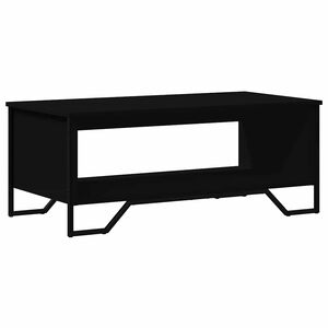 vidaXL Mesa de centro 100x51x40 cm derivados de madeira preto