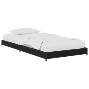 vidaXL Estrutura da Cama Carvalho Preto 80 x 200 cm