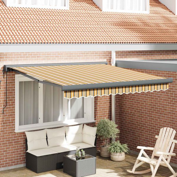 vidaXL Toldo Multicolor 300 x 250 x 165 cm Poli&eacute;ster e Alum&iacute;nio