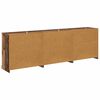 vidaXL Aparadores com gaveta 3 pcs Madeira Antiga 70 x 35,5 x 67,5 cm