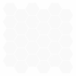 vidaXL Azulejo hexagonal 10 unid. Branco 30 x 30 cm Poliuretano e PET