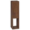 vidaXL Arm&aacute;rio Lateral de Banheiro Natural 25 x 25 x 100 cm