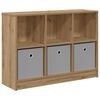vidaXL Buffet Carvalho Artesanal 88,5 x 27,5 x 63,5 cm