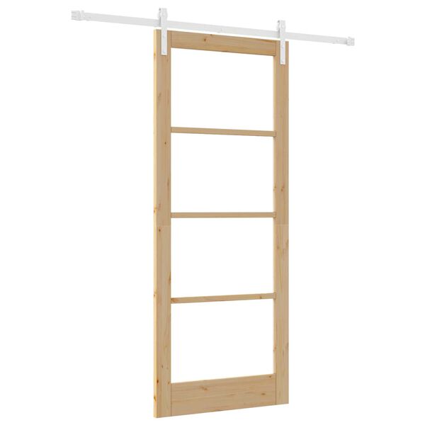 vidaXL Porta Deslizante ORKDAL Natural 86 x 211 cm