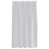 vidaXL Cortina de Voile 2 pcs Cinzento-claro 140 x 140 cm Poli&eacute;ster