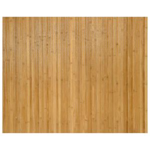 vidaXL Tapete retangular 80x100 cm bambu cor natural