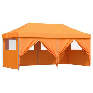 vidaXL Tenda de Festa 292 x 580 x 315 cm Laranja Tecido Oxford