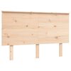 vidaXL Cama para idosos com cabeceira 140x190 cm madeira maci&ccedil;a