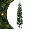 vidaXL &Aacute;rvore de Natal Artificial Verde 210 cm PVC e A&ccedil;o e Pl&aacute;stico