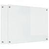 vidaXL Painel de cozinha 2 unid. Transparente 80 x 60 cm