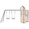 vidaXL Conjunto de brincar p/ exterior madeira de pinho maciça