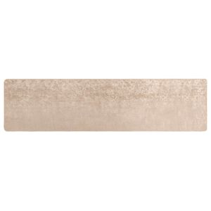 vidaXL Passadeira MARSA Bege 100 x 450 cm Poli&eacute;ster e PVC