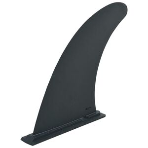 vidaXL Aleta central p/ prancha de SUP 18,3x21,2 cm pl&aacute;stico preto