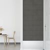 vidaXL Painel de parede 12 pcs 60x30 cm veludo 2,16 m&sup2; cinza-escuro