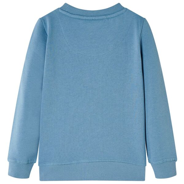 Sweatshirt para crian&ccedil;a azul-m&eacute;dio 128
