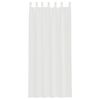 vidaXL Cortinas de voile com laços 2 pcs branco 140x245 cm