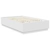 vidaXL Estrutura da Cama Branco 135 x 190 cm Derivados de Madeira