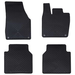 vidaXL Tapete de carro 4 unid. Adequado para VW ID.7 2023- Borracha